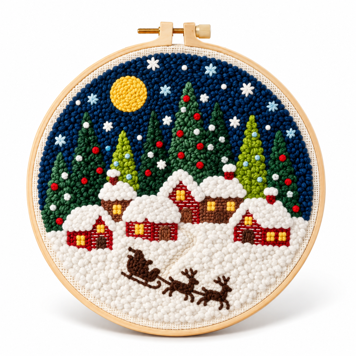 Christmas Punch Needle Kit for Beginners