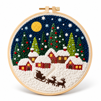Christmas Punch Needle Kit for Beginners