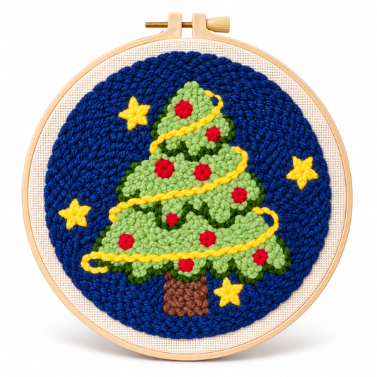 Christmas Punch Needle Kit for Beginners